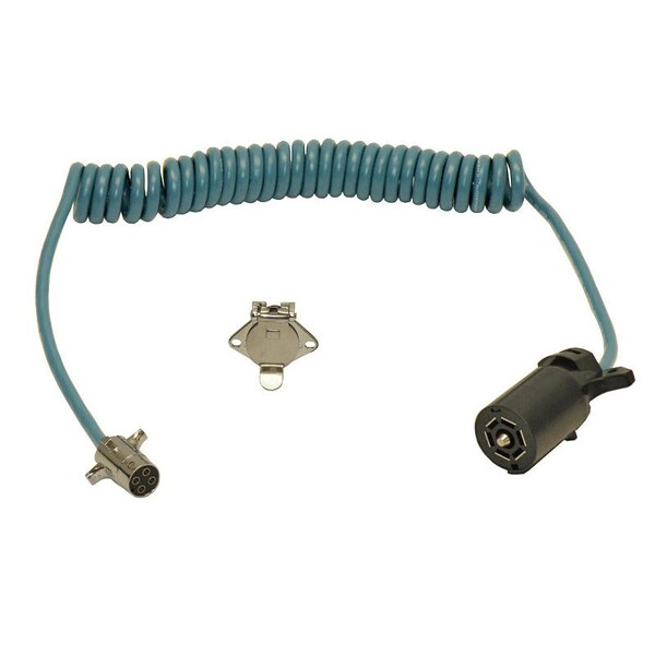 7 TO 4 COILED ELECTRICAL CABLE